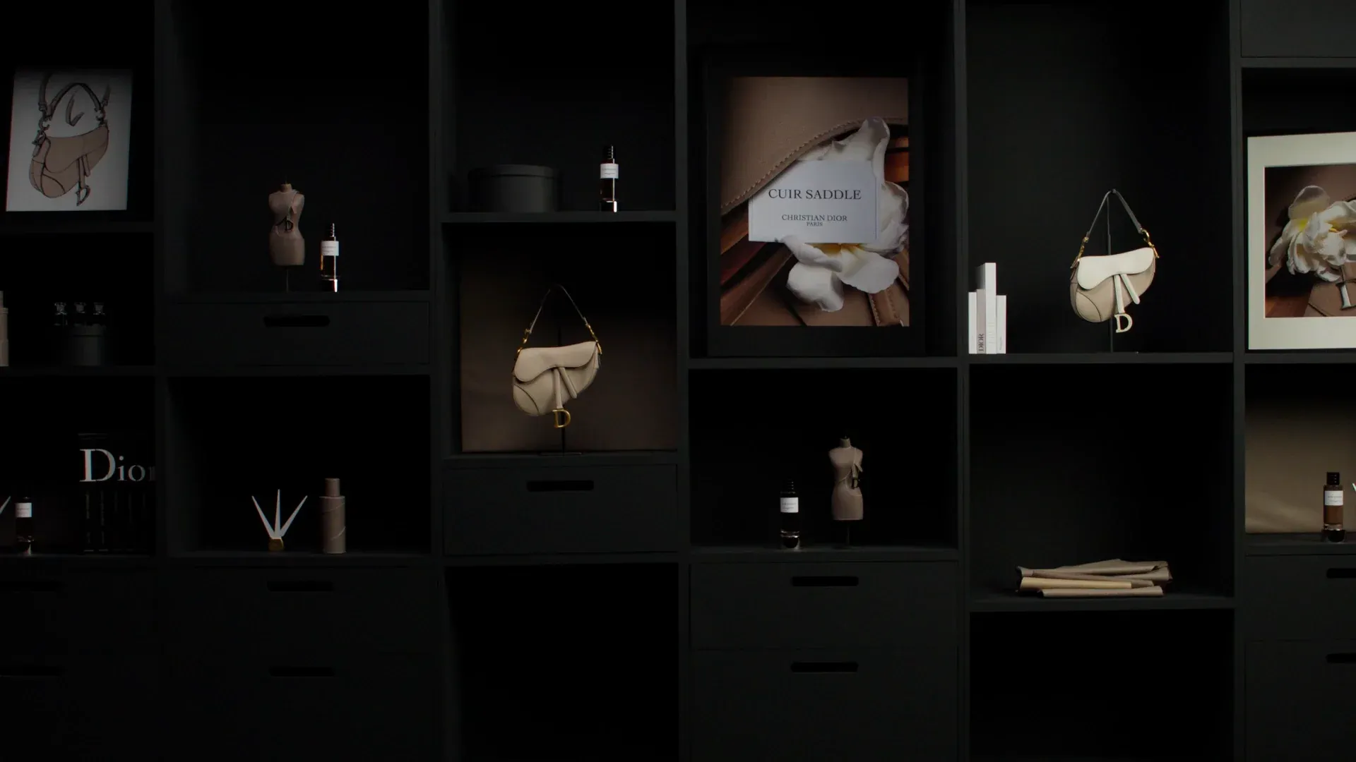 Dior Private Collection — Cuir Saddle set